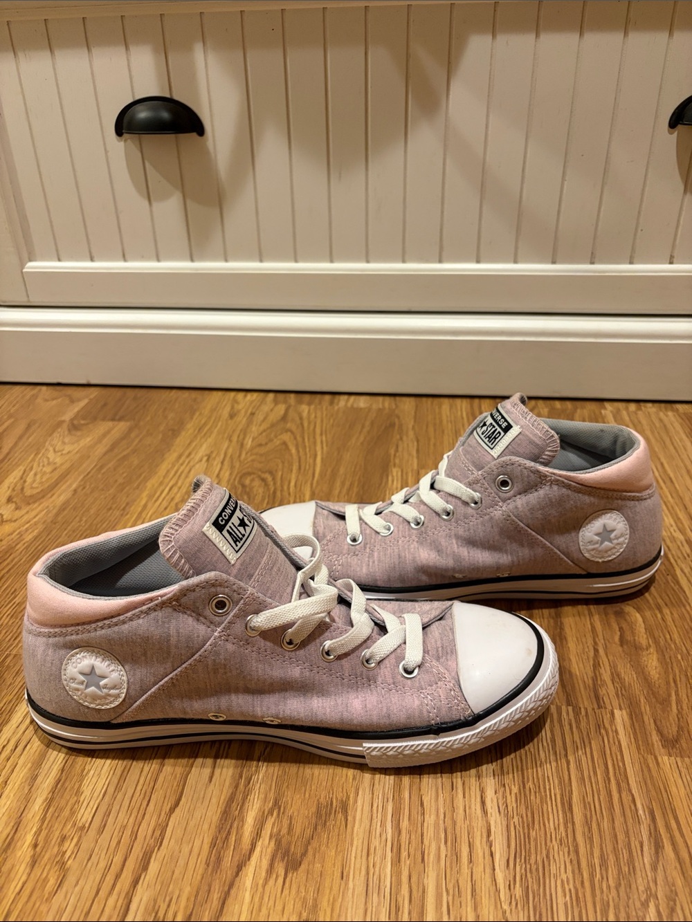 Converse Pink Low-Top Canvas Sneakers